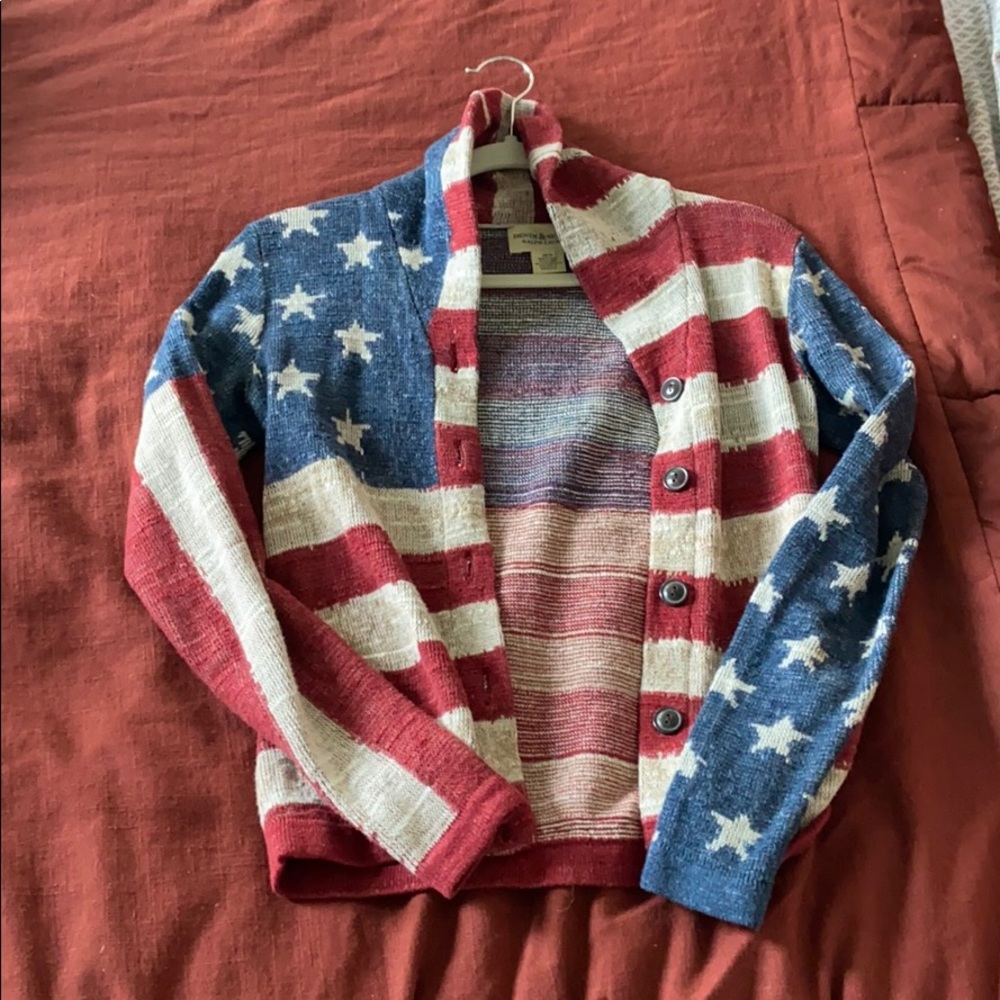Ralph Lauren Denim and Supply flag cardigan